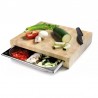 Tabla de corte COLLECT WOOD GN 2/3 Lacor con cubeta