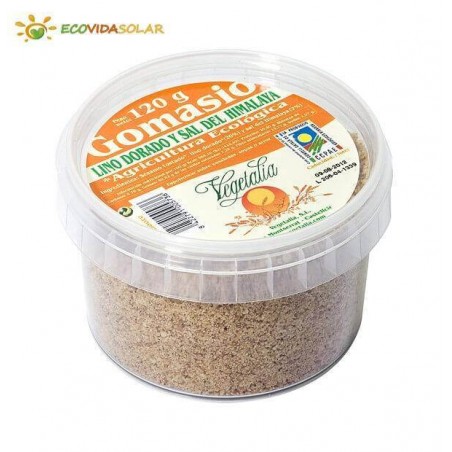 Gomasio con sal del himalaya y lino dorado bio - Vegetalia