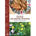 Portada del libro "Cocinar con plantas silvestres" de Bernard Bertrand, con ingredientes naturales.