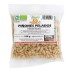 Bolsa transparente de piñones pelados con etiqueta que muestra los detalles del producto.