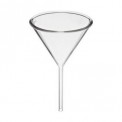 Embudo de vidrio de borosilicato de laboratorio
