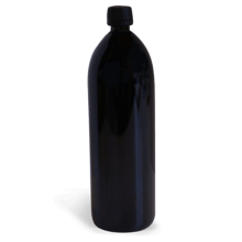 Imagén: Botella de vidrio violeta para agua