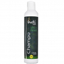 Botella de Irati Organic con etiqueta "salvia y rhassoul", perfecta para cabello graso.