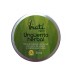 Lata de Irati Organics ungüento de hierbas ecológico con etiqueta verde.