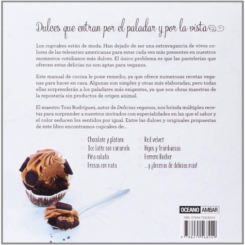 Magdalena vegana de Toni Rodríguez: cobertura de caramelo, delicia de chocolate y café.