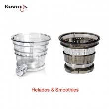 Set de filtros para Smoothies y Helados - Extractor de zumos profesional Kuvings CS600