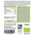 Envase de azúcar de coco SaludViva con información nutricional y certificaciones de salud.