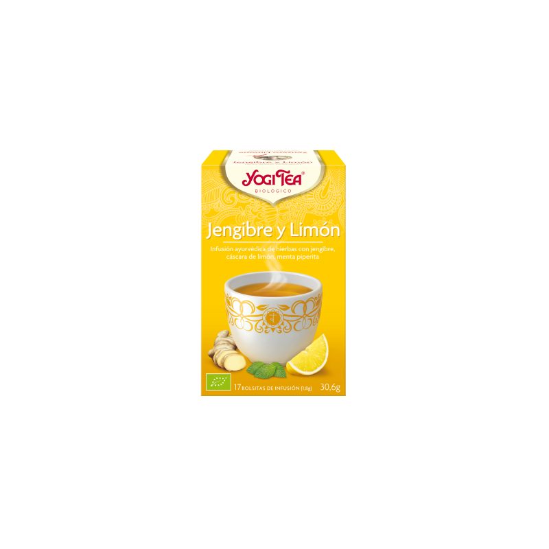 Jengibre y Limón Yogi Tea - Biologico - Ecovidasolar