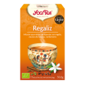 Caja naranja de Yogi Tea Regaliz, una infusión revitalizante con regaliz, canela y cardamomo.
