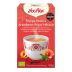 Caja de Yogi Tea Positive Energy, sabor Cranberry Hibiscus con té biológico.