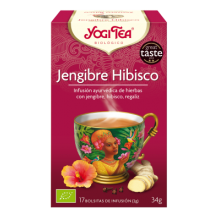 Jengibre Hibisco Yogi Tea - Biológico - Ecovidasolar