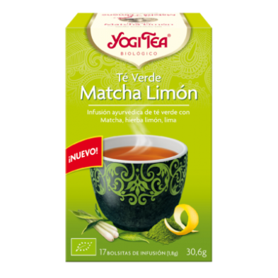 Té Verde Matcha Limón Yogi Tea - Biológico - Ecovidasolar