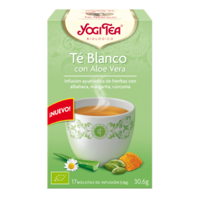 Té Blanco con Aloe Vera Yogi Tea - Biológico - Ecovidasolar