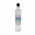Botella transparente de Agua de Mar con etiqueta de playa de Ibiza y Formentera.