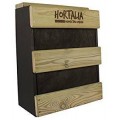 Huerto Jardín Caja vertical en madera de alta calidad con tres cuerpos y etiqueta "Hortalia".