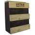 Huerto Jardín Caja vertical en madera de alta calidad con tres cuerpos y etiqueta "Hortalia".