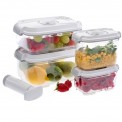 Pack de 5 piezas de envases al vacío de Tritan pequeños Status