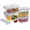 Pack de 5 piezas de envases al vacío de Tritan pequeños Status