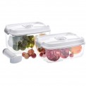 Pack de 4 piezas de envases al vacío de tritan grandes Status