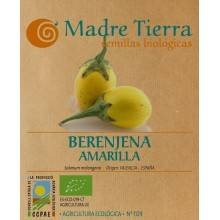 Semillas de berenjena amarilla bio - Madre Tierra - Ecovidasolar
