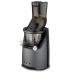 Innovador extractor, el Kuvings EVO820 negro y plateado con conducto ancho y contenedor transparente.