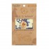 Bee’s Wrap reutilizables en packaging ecológico con diseño azul.