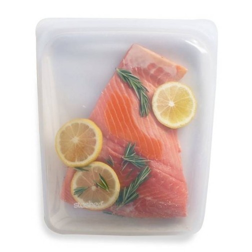 Bolsa de silicona platino grande Stasher