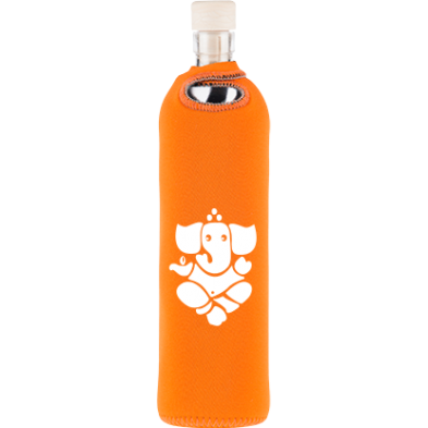 Botella de vidrio neo design Ganesha - Flaska - Ecovidasolar