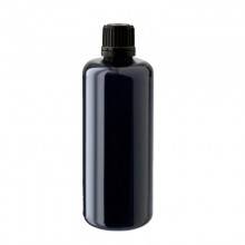 Botella para conservar plata coloidal vidrio violeta - Ecovidasolar
