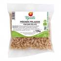 Pack de piñones pelados bio con la etiqueta "Vegetalia" con certificación de agricultura ecológica.