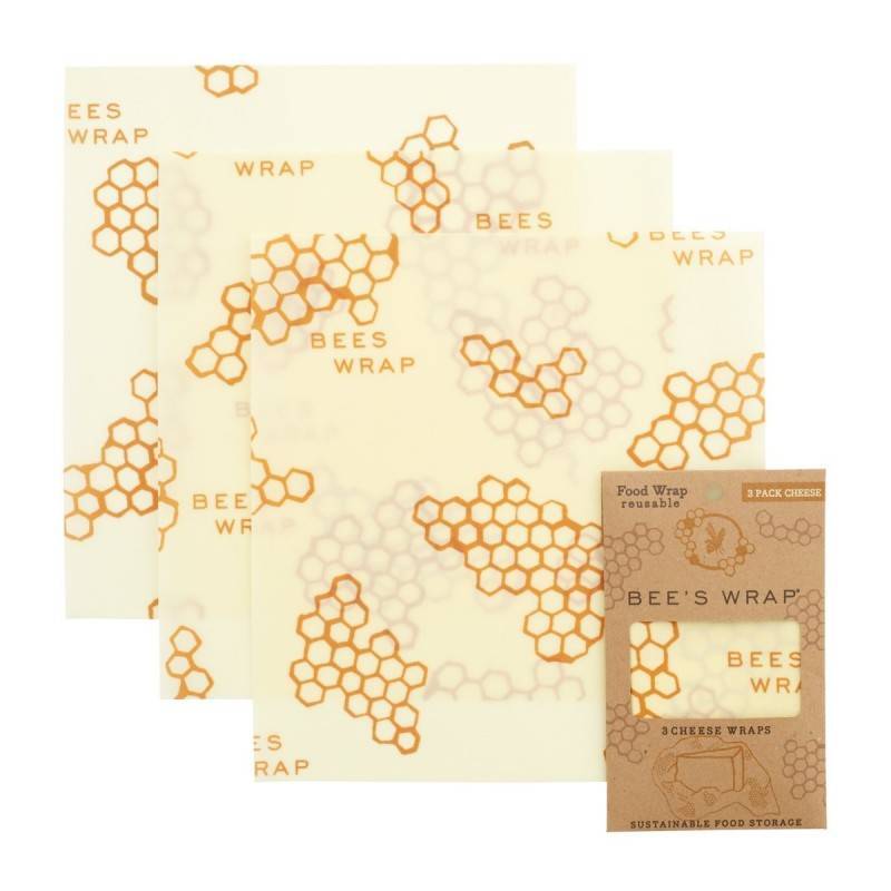 Pack de 3 envoltorios de Queso - Bee's Wrap - Ecovidasolar