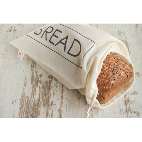 Bolsa de pan de algodón orgánico zero waste - Bread-ecovidasolar