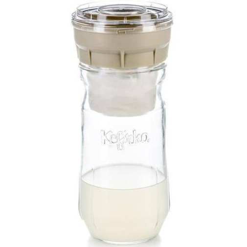 Kit para hacer kefir de leche pequeño Cheese Maker Kefirko blanco