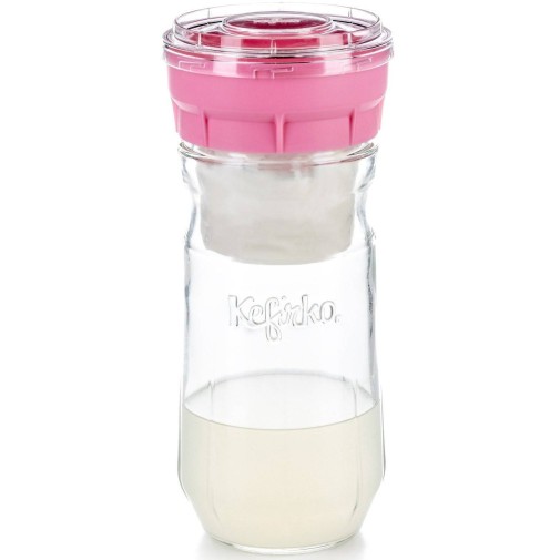 Kit para hacer kefir de leche pequeño Cheese Maker Kefirko rosa