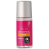 Desodorante ecológico roll-on rosa y plata etiquetado "Rose" de Urtekram, 50 ml.