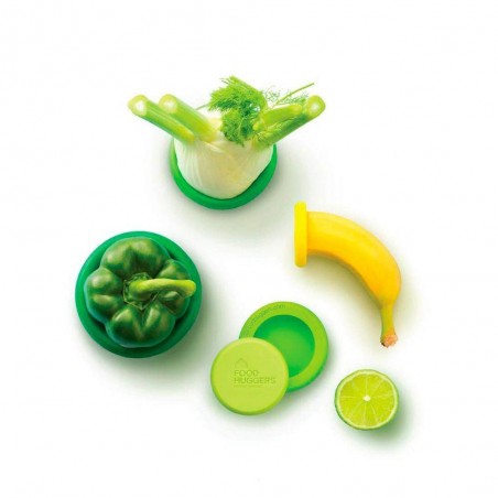 latas paquete de 6 reutilizables para ahorro de alimentos para tazones de hogar frutas Tapas elásticas de silicona transparente microondas y congelador 