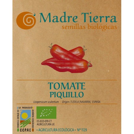 Semillas tomate piquillo - Madre tierra - Ecovidasolar