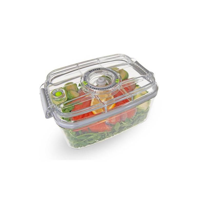 Tuppers al vacío rectangular de Tritán 2 l - Status