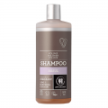Botella de shampoo Urtekram Rasul, orgánico y vegano, 500 ml. Para volumen capilar.