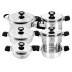 Batería de Cocina 316Ti Acero con Titanio Sin Tóxicos
