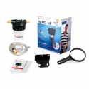 Filtro de agua kit con carcasa, manual, cartuchos monoblock y caja VARIO-HP.