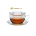Taza de té clásica con platillo