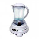 Electrodoméstico de cocina de color blanco con Jarra Energizante y pantalla digital que indica "15" en la base.