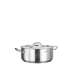 Cacerola baja profesional de acero inoxidable sin níquel con tapadera 16cm