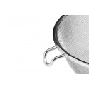 Colador de acero inoxidable de malla fina primer plano