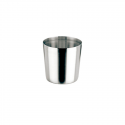 Vaso de acero inoxidable, 330 ml, reutilizable y durable.