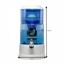 Medidas completas del filtro de agua por gravedad Acalawasserfilter