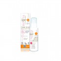 Antos crema solar FPS 30 en botella blanca con detalles en naranja y caja a juego.