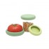 Tapa de silicona Food Huggers con alimentos