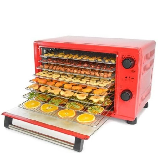 Deshidratador de acero inoxidable - Status con alimentos